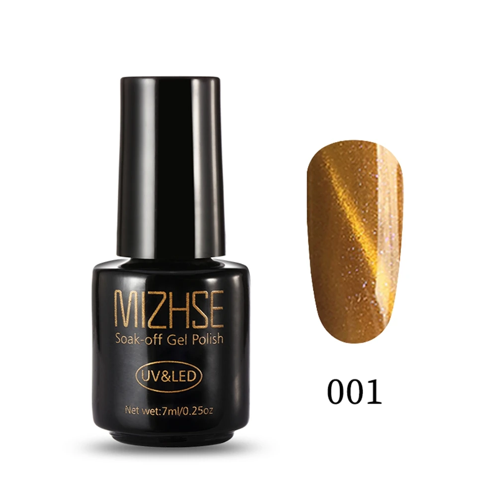 JGMY001 MIZHSE, 7 мл, гель кошачий глаз, хамелеон, голографический блеск, Магнитный Гель-лак для ногтей, отмачиваемый УФ-Гель-лак, лак для ногтей DIY - Цвет: JGMY001