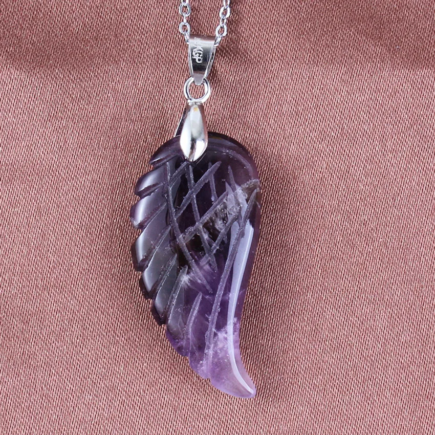 100 уникальный элегантный посеребренный кулон в виде крыла ангела много цветов