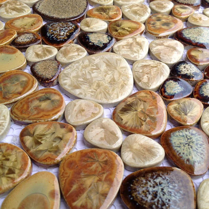 Настенная плитка из фарфора 3D Напольная Керамическая мозаичная для душа галька