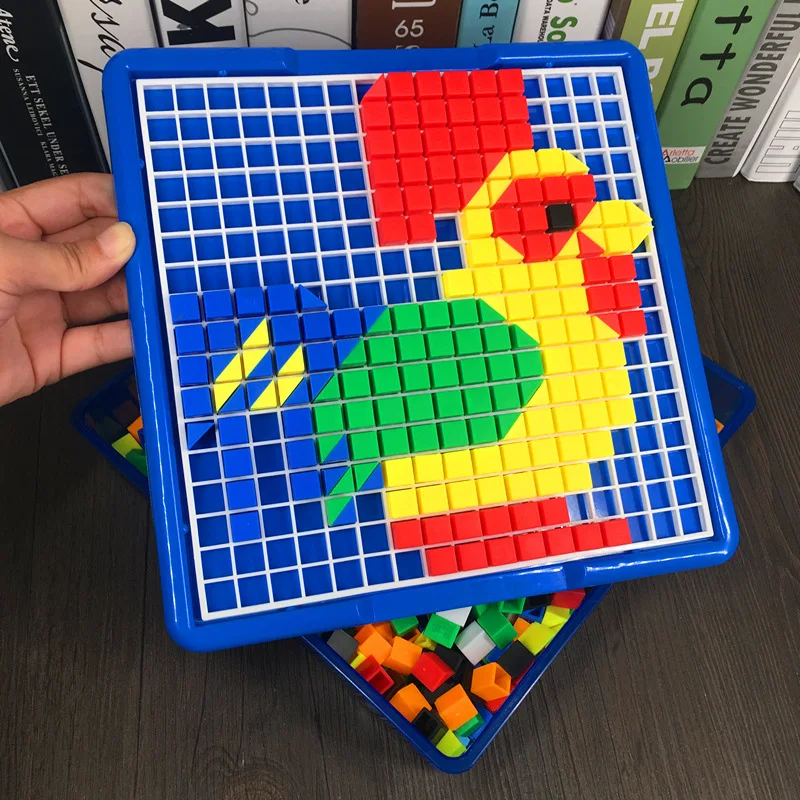 3D пазл Монтессори игрушки композитные картины Пазлы креативная мозаика грибной