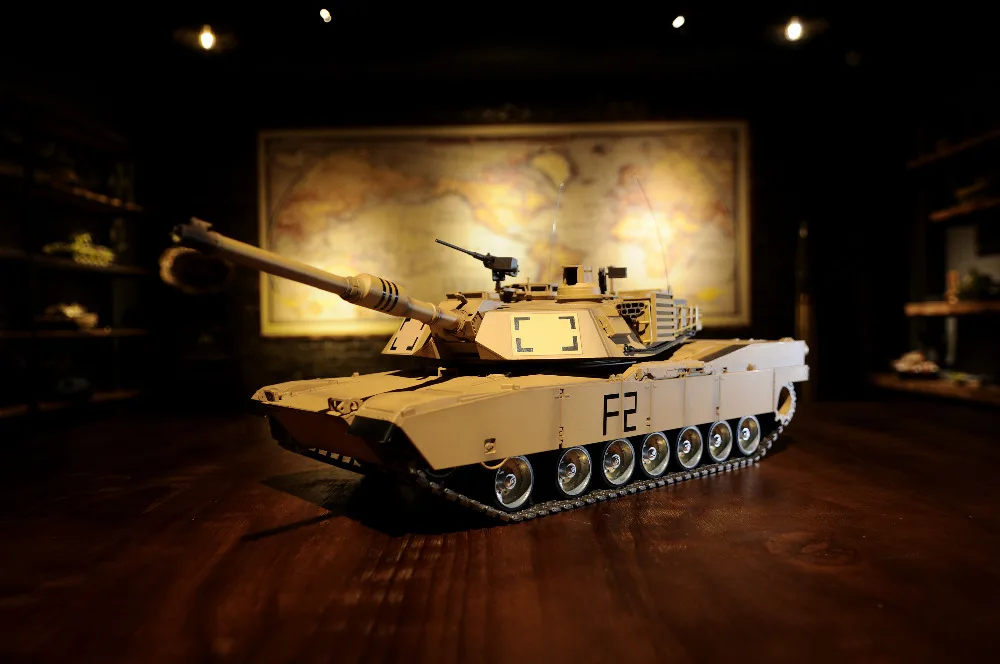 Радиоуправляемая модель танка радиоуправляемая 2 4G 1/16 US M1A2 Abrams | Игрушки и хобби