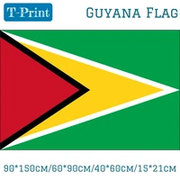 90150cm6090cm4060cm1521cm guyana national flag south america banner brass metal holes