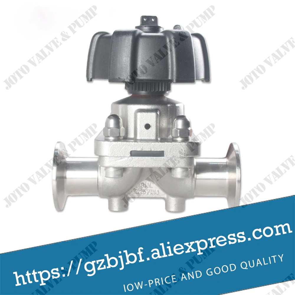 free shipping 2pcs 3/4&quot 19mm 316 Stainless Steel Sanitary Diaphragm Valve Food Industries | Обустройство дома