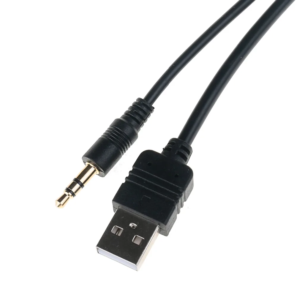 Авто 3 5 мм USB AUX аудио кабель адаптер мужской интерфейс 44 см для BMW посвященный