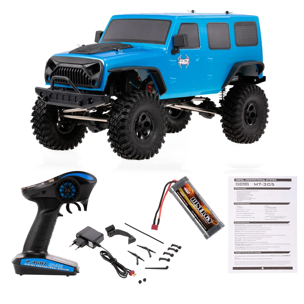 RGT RC автомобиль 15 км/ч 86100 1:10 2 4G 4WD Рок Гусеничный внедорожный Монстр альпинистский