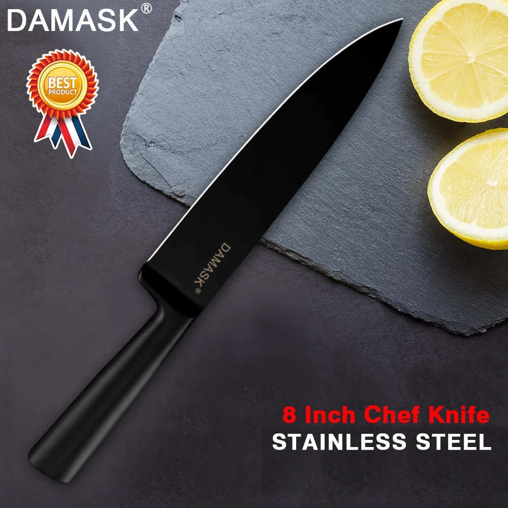 Damask японские профессиональные ножи шеф повара из нержавеющей стали кухонные