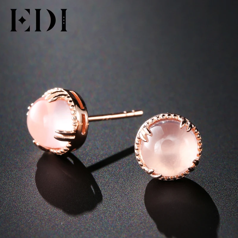 Женские серьги гвоздики из серебра 100% пробы 7 мм|stud earrings|earrings fashionearrings for |