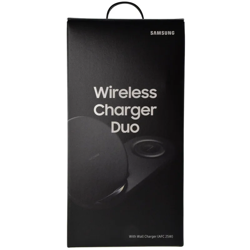 100% натуральная samsung Беспроводной Зарядное устройство Duo Док Двойной EP-N6100TBCGCN