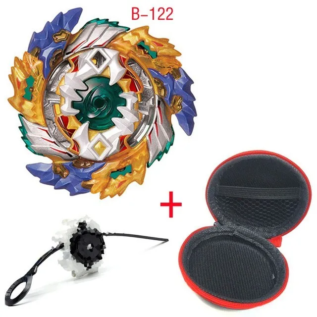 B122 Волчок Beyblade BURST B-133 B131 с пусковым устройством Bayblade Bey blade металл пластик Fusion 4D Подарочные игрушки для детей - Цвет: B122