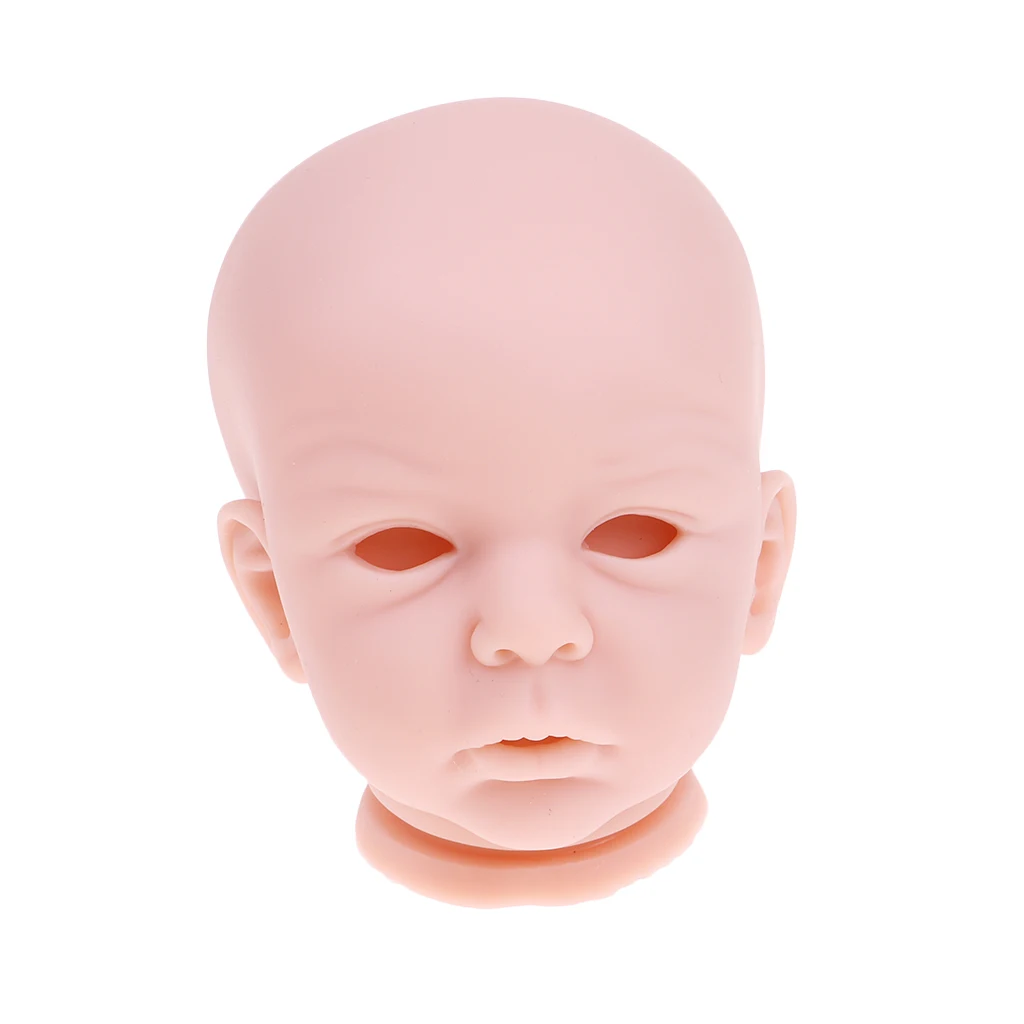 Настоящее прикосновение 20 дюймов Reborn Набор силиконовая голова полная конечность плесень бодрствующий ребенок кукла#2 Неокрашенный Reborn наборы силиконовая кукла