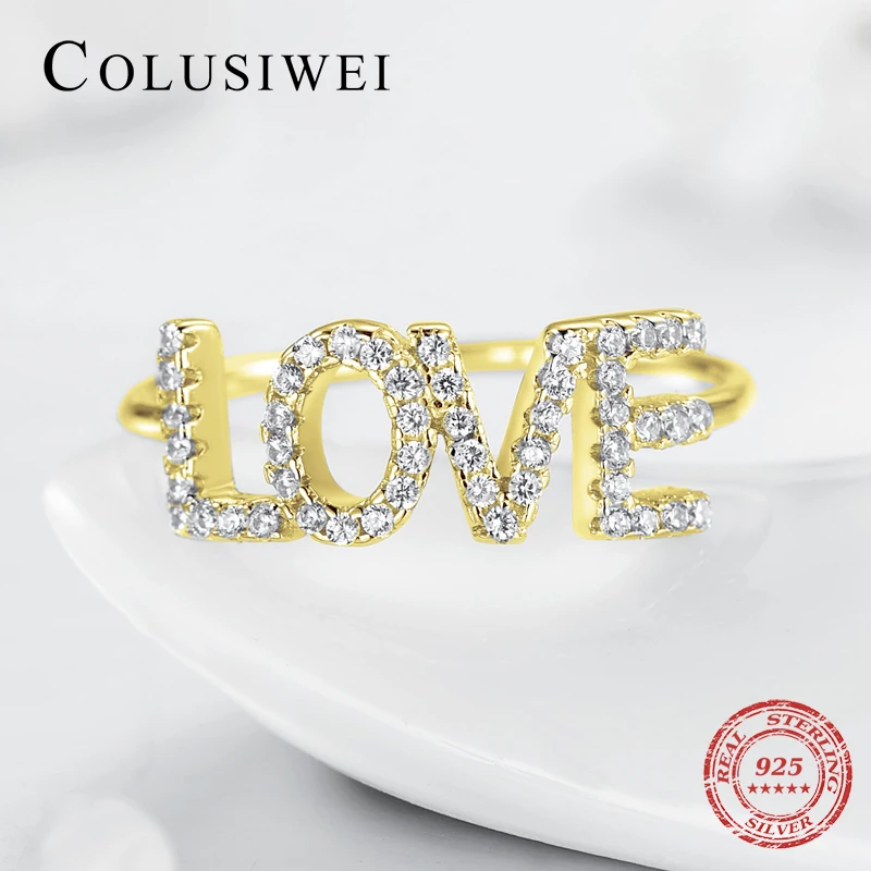 Colusiwei 2019 Новое поступление модных женских сапог кубический циркон с надписью Love