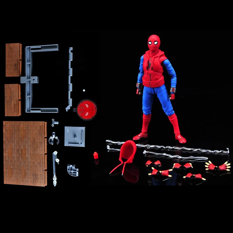 Костюм Человека паука домашний костюм ПВХ фигурка Звездных Войн|Игровые фигурки