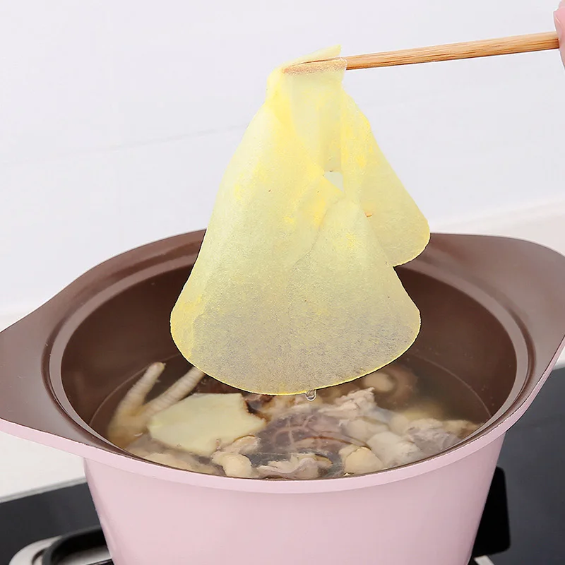 12 шт./лот здоровые супы впитывающие масло кухонные бумажные высококачественные одноразовые жирные тушеные супы кухонные инструменты для приготовления пищи наборы