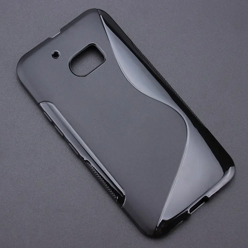 4 цвета S линия анти скольжения гель ТПУ тонкий мягкий чехол задняя крышка для HTC