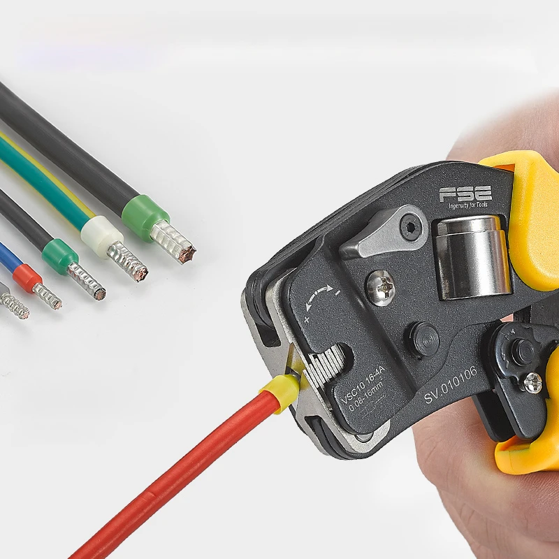 VSC10 16 4A 0 08 мм ^ 2 23 5AWG регулируемые точные обжимные плоскогубцы трубка Bootlace