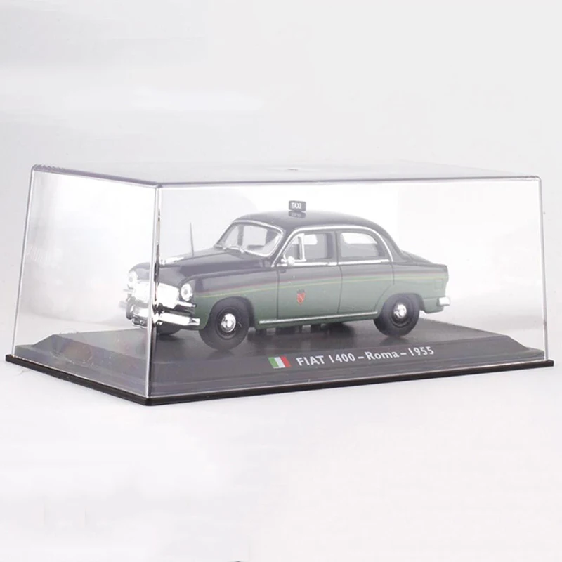 11 5 см масштаб 1:43 металлический сплав зеленый цвет классический FIAT 1400 ROMA 1955 такси