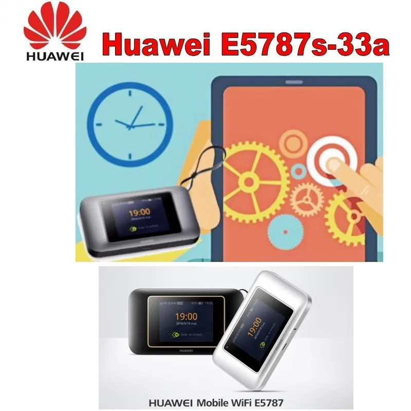 Разблокированная Мобильная точка доступа Wi Fi Huawei E5787 LTE Cat6 аккумулятор 3000 мАч