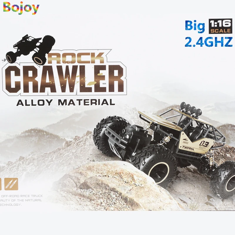 Bojoy RC автомобиль 1:16 4DW 2 4 ГГц металл рок сканеры ралли скалолазание двойные