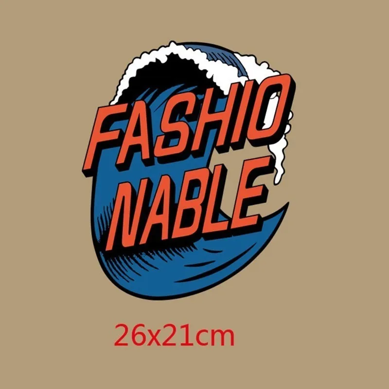 Fashionale морская волна железо на заплатках наклейки совы моющиеся Аппликации а