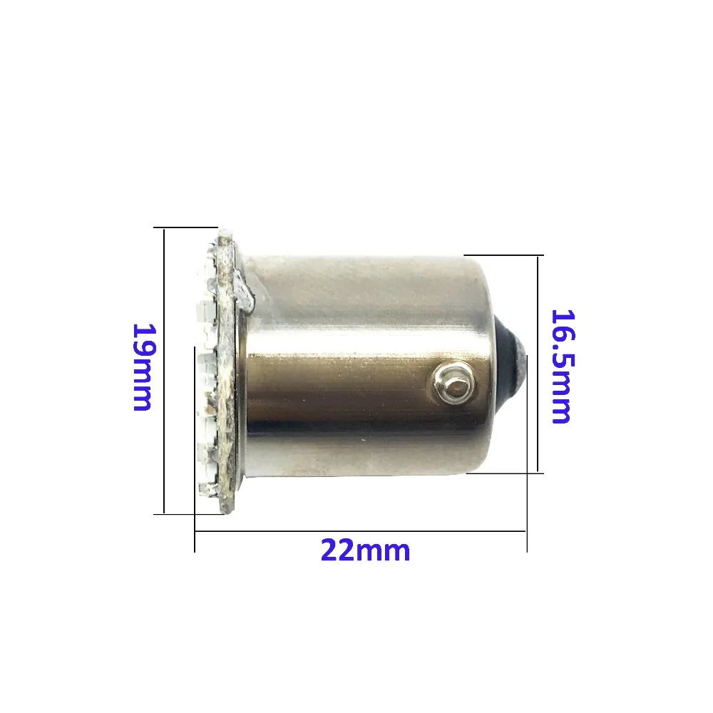 Стробоскоп 50X S25 1156 BA15S 1157 BAY15D 1206 22 SMD вспышка парковки повернуть светодиодные