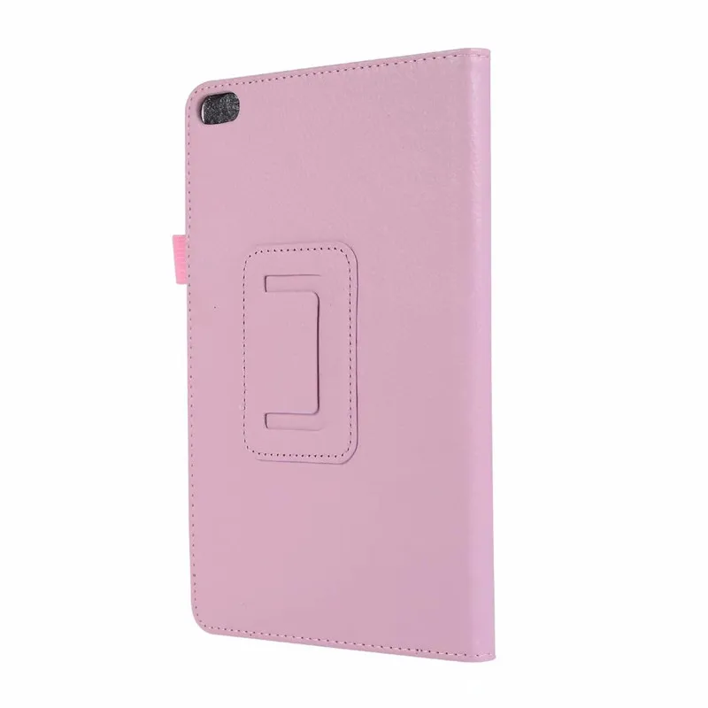 pink Тонкий чехол-книжка из искусственной кожи с зернистой текстурой для lenovo Tab E8 TB-8304F TB-8304L 8 дюймов - Цвет: pink