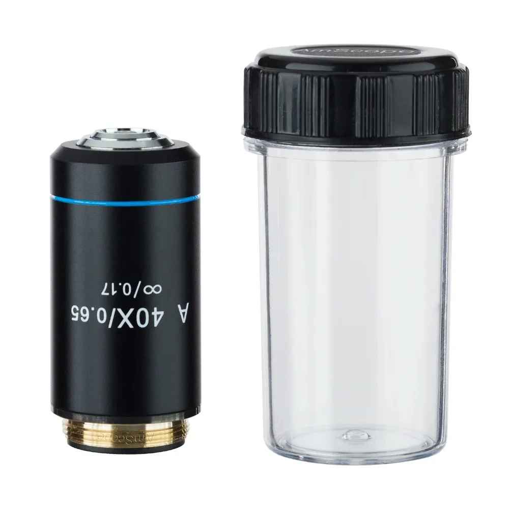 

AmScope 40X Infinity Achromatic Microscope Objective with Black Finish A40X-INF-B