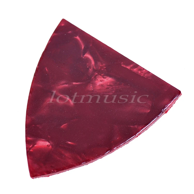 Красный жемчужный целлулоид корпус Peghead шпон головная панель и гитарная