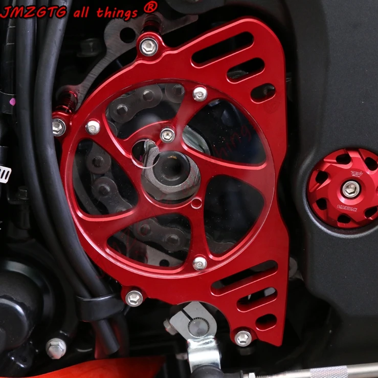 Motorbike CNC Aluminum Front Sprocket Chain Guard Cover Left Side Engine For KAWASAKI Z1000 Z1000SX | Автомобили и мотоциклы