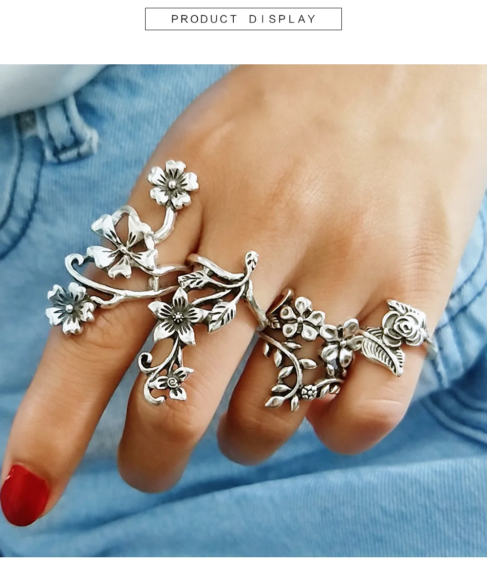 The Flower Goddess Ring Set | Украшения и аксессуары