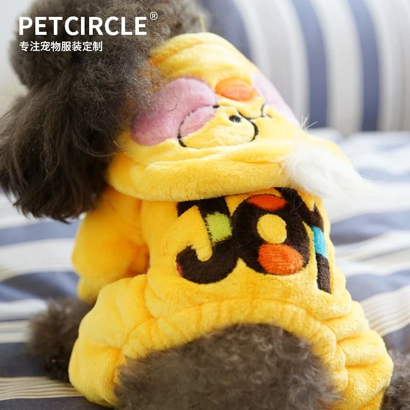 Осенне зимняя Одежда для питомцев pettcircle хлопковая одежда щенков комбинезоны с