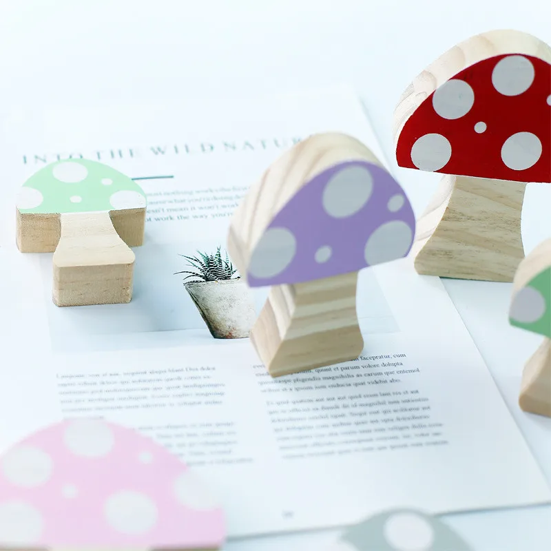 Деревянный грибок для детской комнаты декор 3 шт./лот деревянный орнамент