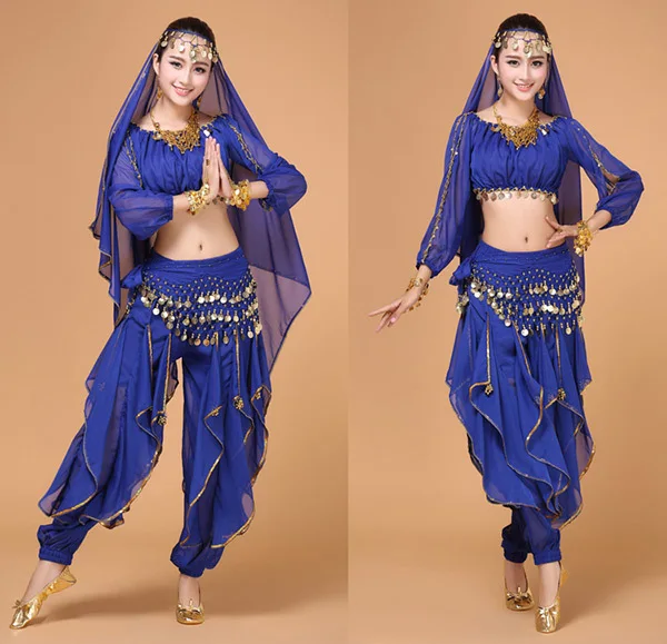 4 шт./комплект Женский костюм для танца живота|costume bollywood|belly dance costumesbelly costume set |