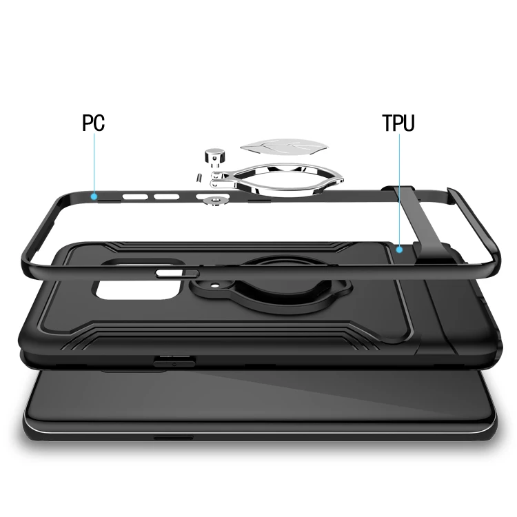 Роскошный Магнитный кронштейн с кольцом в виде кленового листа для телефона Samsung