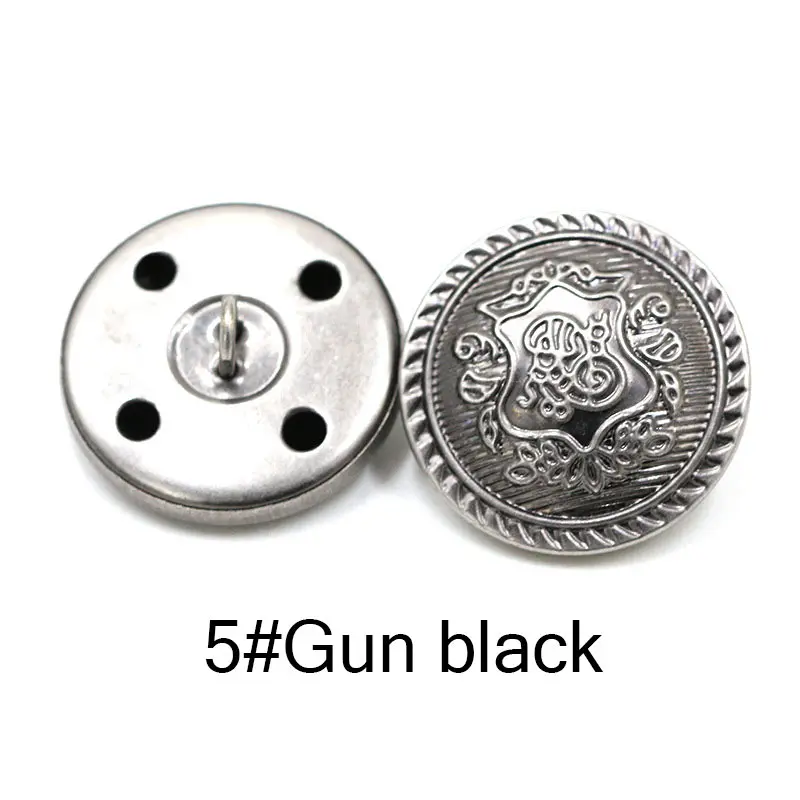 Sale 10PCS/Lot DIY Coat Golden Silvery Classic For Jeans Popular Clothing Accessories High Quality Bronze Button