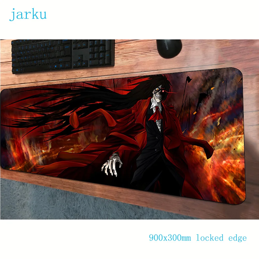 Hellsing коврик для мыши 900x300 мм коврики locrkand Компьютерные аксессуары Мыши игровые