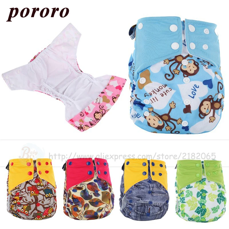[Pororo] Новые AI2 многоразовые Gladbaby Детские вкладыши для подгузников Bamboo Couche Lavable Fralda