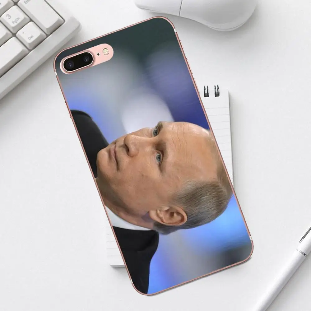 as picture Российские Путин новейший супер милый телефонные чехлы для iPhone 4 4S 5 5C SE 6 6S 7 8 Plus X XS Max XR Galaxy A3 A5 J1 J3 J5 J7 - Цвет: as picture