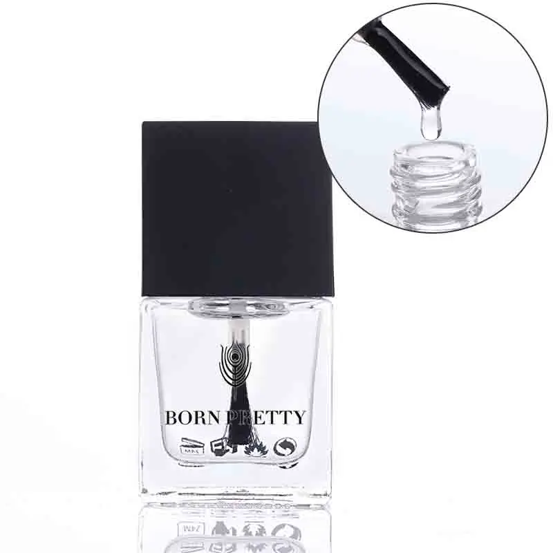 top coat BORN PRETTY Гель-лак для ногтей маникюр 6 мл грунтовка акриловый Гель-лак УФ лампа УФ-гель для ногтей замочить голографический лак - Цвет: top coat