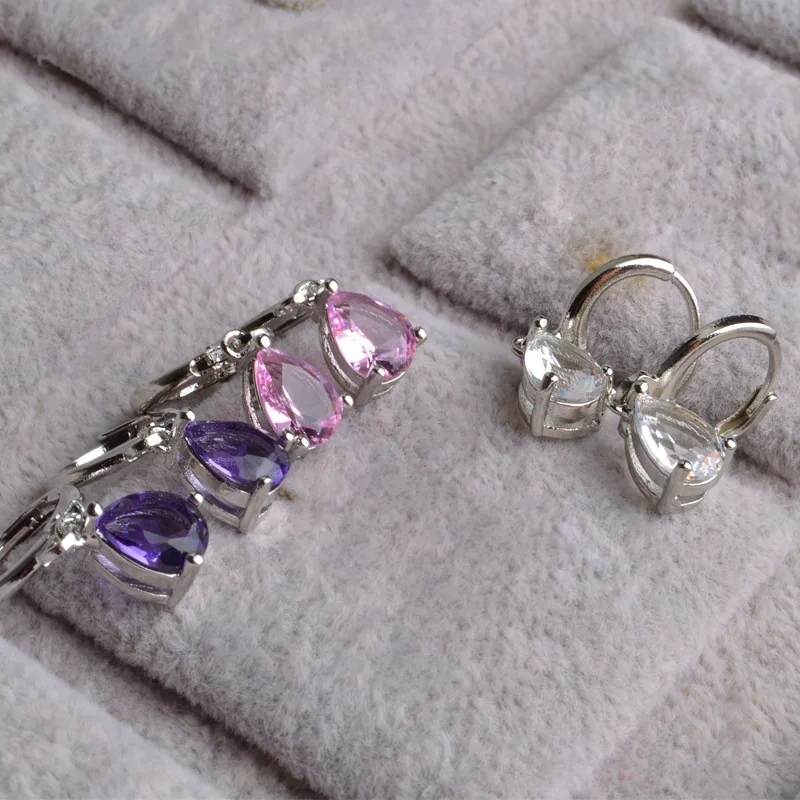 2021 горячая Распродажа классический серебристый цвет длинные висячие серьги для