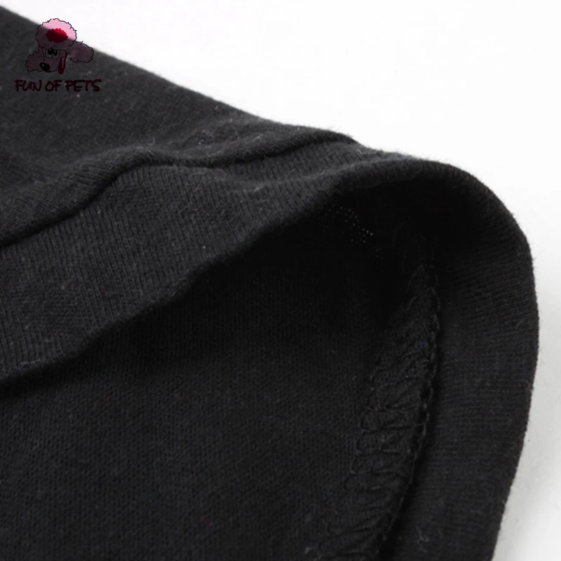 Summer VIP Style Cotton Dog Shirt Cool Clothes Cute Pet Products (XS-L Black) | Дом и сад