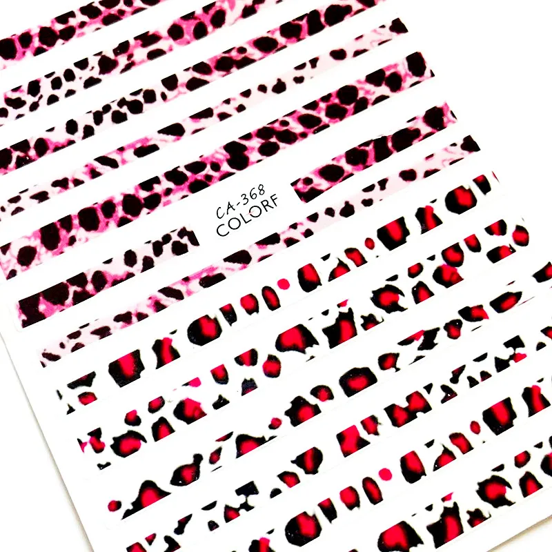 TSC-CA-368 view japan design Cheetsan brand newest 3d nail art stickers decals export quality gold sticker | Красота и здоровье