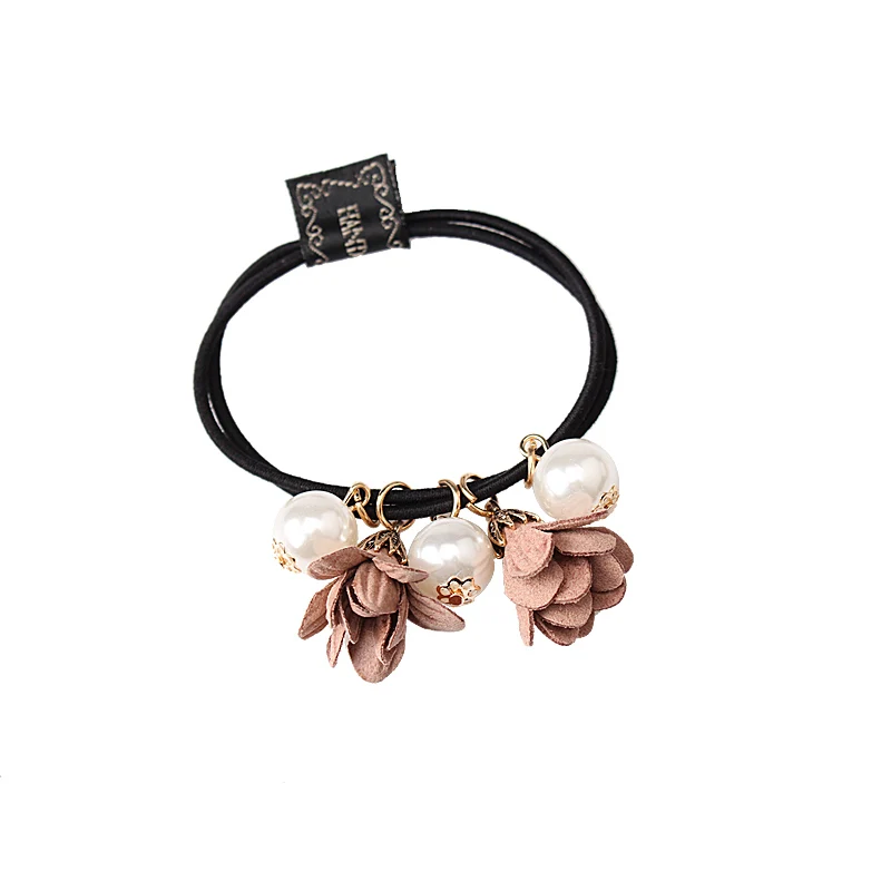 Головные уборы с жемчугом M MISM высококачественные резинки для волос Женские