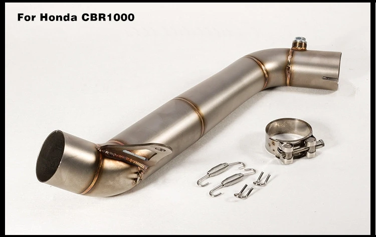 Cbr1000rr 60 мм без шнуровки Мотоцикл выхлопная труба среднего соединения из