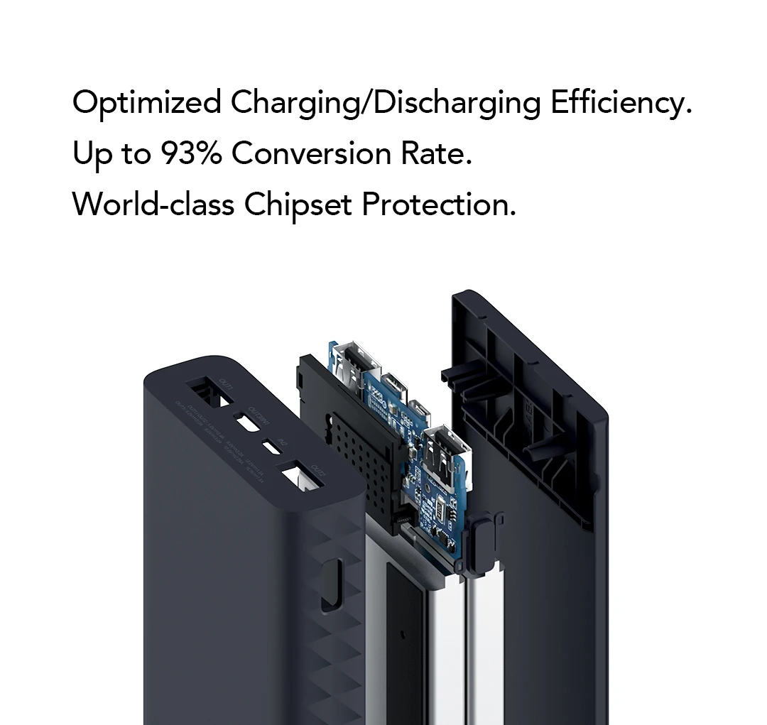 ZMI QB822 20000 мАч портативный внешний аккумулятор 2 способа 27 Вт быстрая QC 3,0 внешняя батарея для телефона зарядное устройство USB 3,0 универсальный источник питания