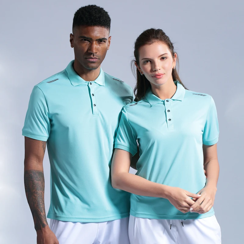 Мужские и женские футболки поло для настольного тенниса спорта на открытом