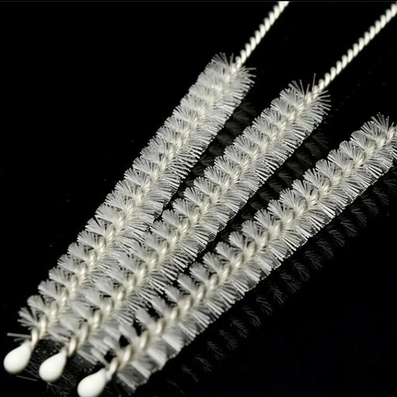 Ультра длинные 4 шт соломы Многоразовые металлические соломинки с чистящей