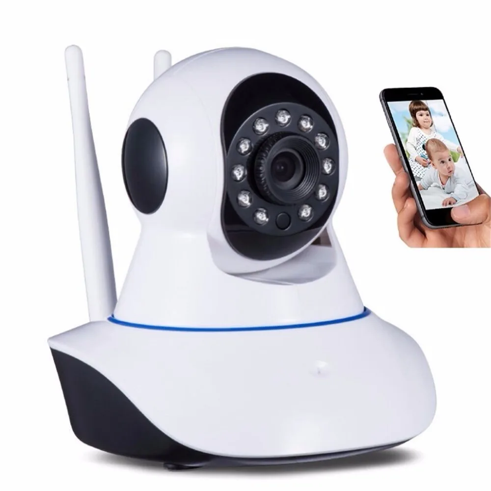 

WiFi IP Camera Wireless Home Security Camera Pan Tilt HD 720P 2-way Audio Night Vision H.264 ONVIF Remote Alarm System 216PCS