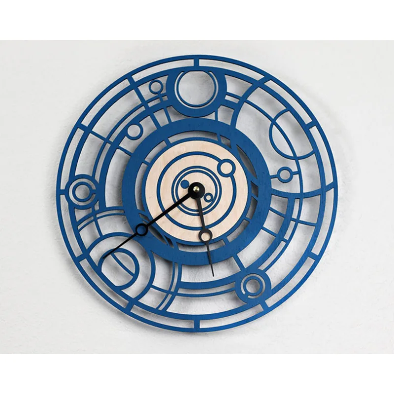 Doctor Who Gallifreyan настенные часы современный дизайн 3D Декоративные креативные