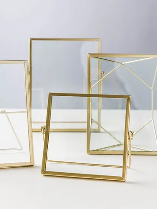 Ins Скандинавская простая металлическая Геометрическая фоторамка окончание