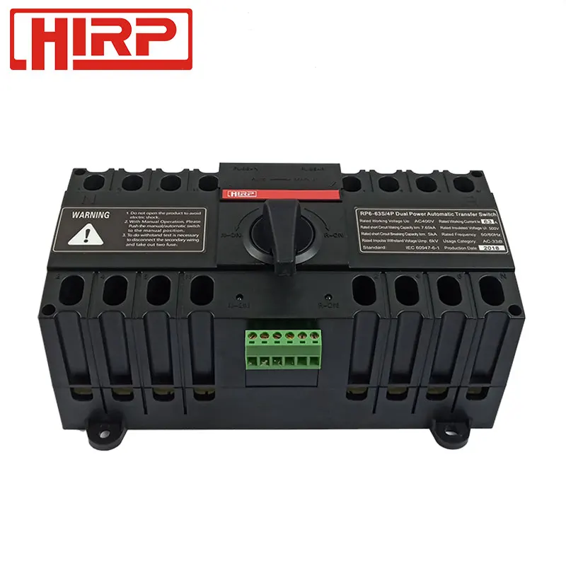 4P 63A 220V автоматический переключатель АТС для генератора